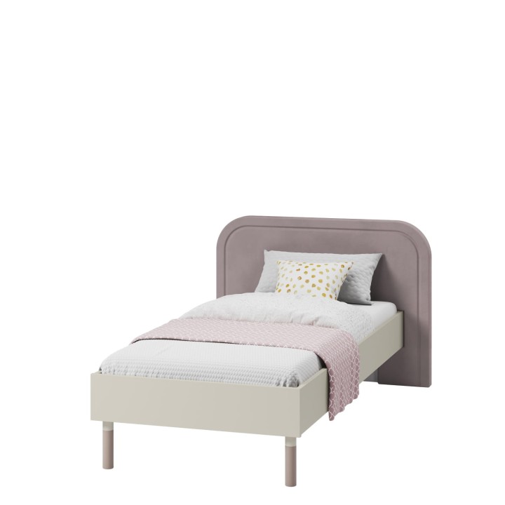 łóżko harmony 90x200 kaszmir truflowy