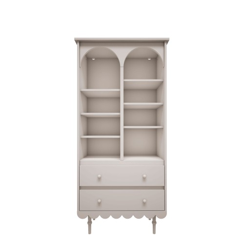 regał retro babushka biały