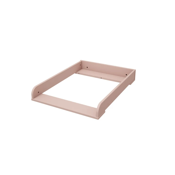 Nakładka do przewijania na komodę Babushka w kolorze różu naturalnego – retro styl, bezpieczne materiały