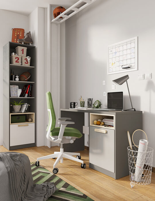 ergonomiczne biurko Pok do pokoju nastolatka