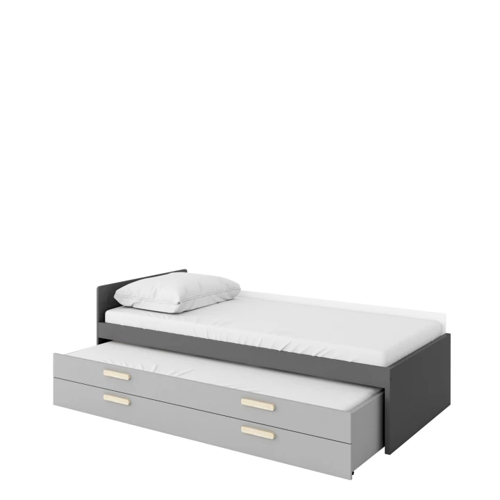 łóżko Pok z opcją szuflady z dodatkowym spaniem