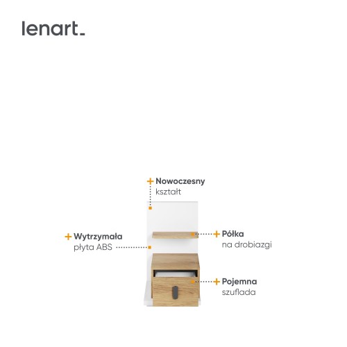 szafka nocna Simi - szczegóły