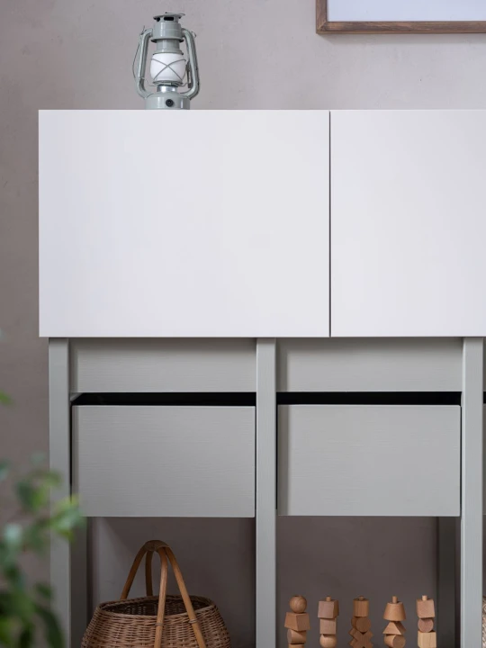 Komoda Tweens eukaliptus - beżowe fronty