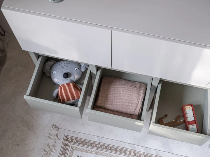 Komoda Tweens eukaliptus - pojemne szuflady