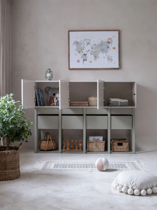 Komoda Tweens eukaliptus - wygodne przechowywanie