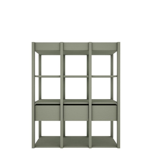 Regał Tweens eukaliptus – regał do pokoju dziecka i nastolatka na książki i zabawki