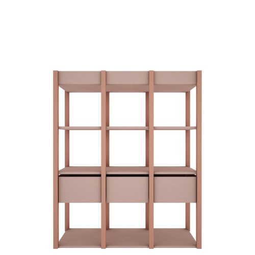 Regał Tweens róż/koral – regał do pokoju dziewczynki