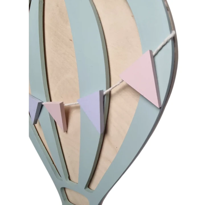 lampka nocna dziecięca balon niebieski - zbliżenie