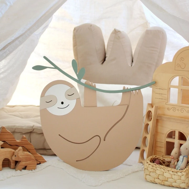 lampka nocna dziecięca w kształcie leniwca