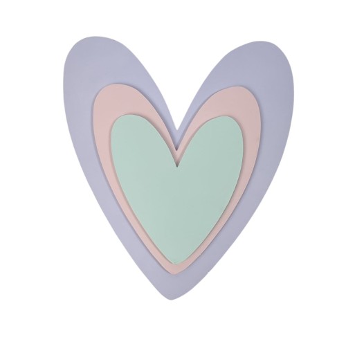 lampka LED serce pastelowe – kolorowe oświetlenie do pokoju dziecka