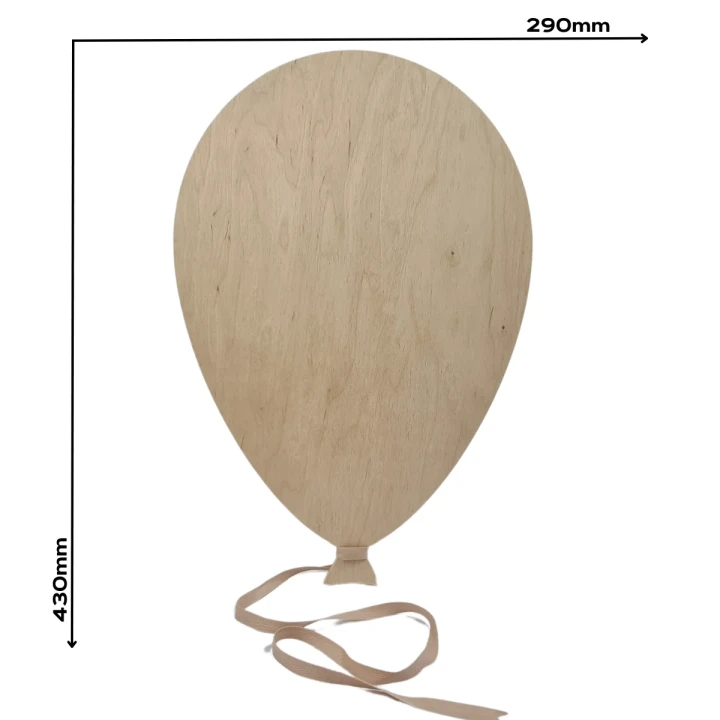 dekoracyjna lampka LED w kształcie balonu - wymiary