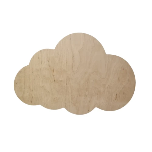 drewniana lampka LED chmurka do pokoju dziecięcego