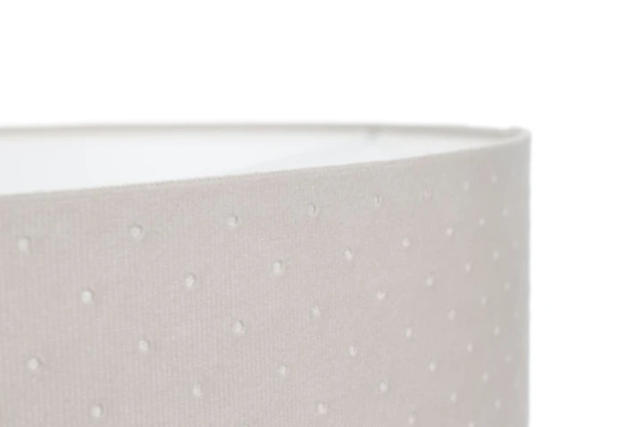 Oświetlenie młodzieżowe kremowe z pikowanym abażurem