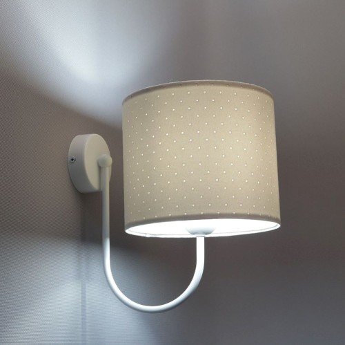 Oświetlenie do pokoju dziecięcego – kinkiet kremowy Jasmin