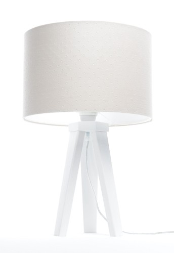 Lampka stojąca Jasmin kremowa do pokoju dziecka