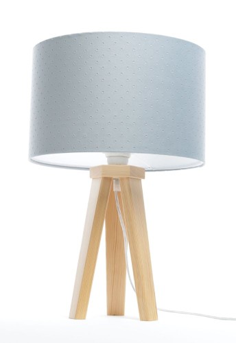 Lampka stojąca Jasmin stalowa do pokoju chłopca