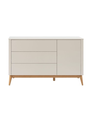 komoda z szafką Seth z trzema szufladami