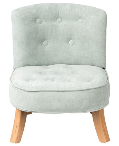 Mini fotel dla dziecka do pokoju w odcieniu mięty