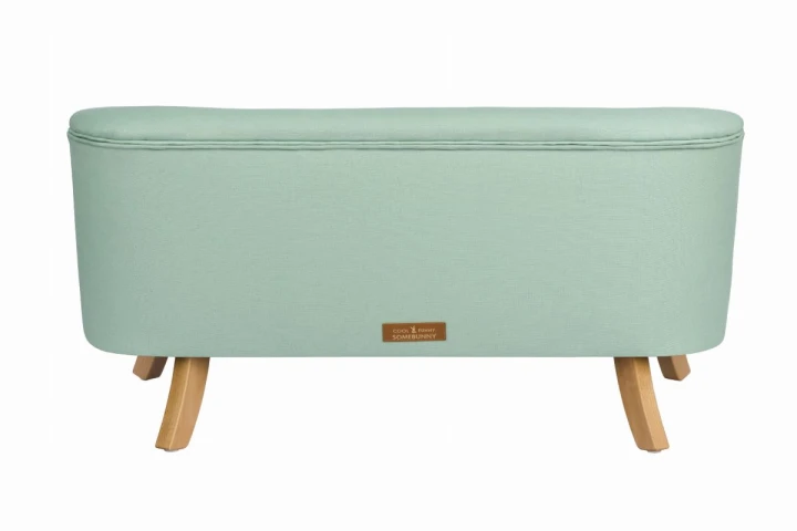 Kanapa dla dziecka Len Miętowy ręcznie robiona w Polsce