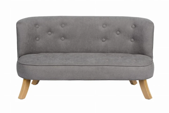 Sofa dziecięca w ponadczasowej szarości