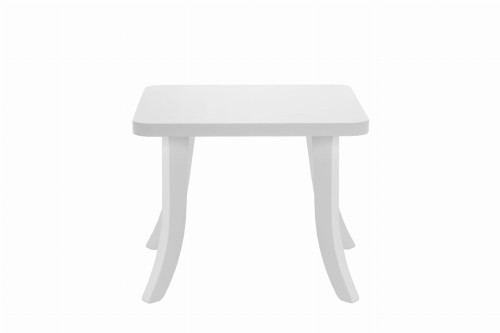 Biały stolik do pokoju dziecięcego 50 × 50 cm