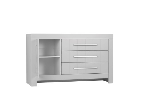 Duża komoda Calmo szara z regulowaną półką