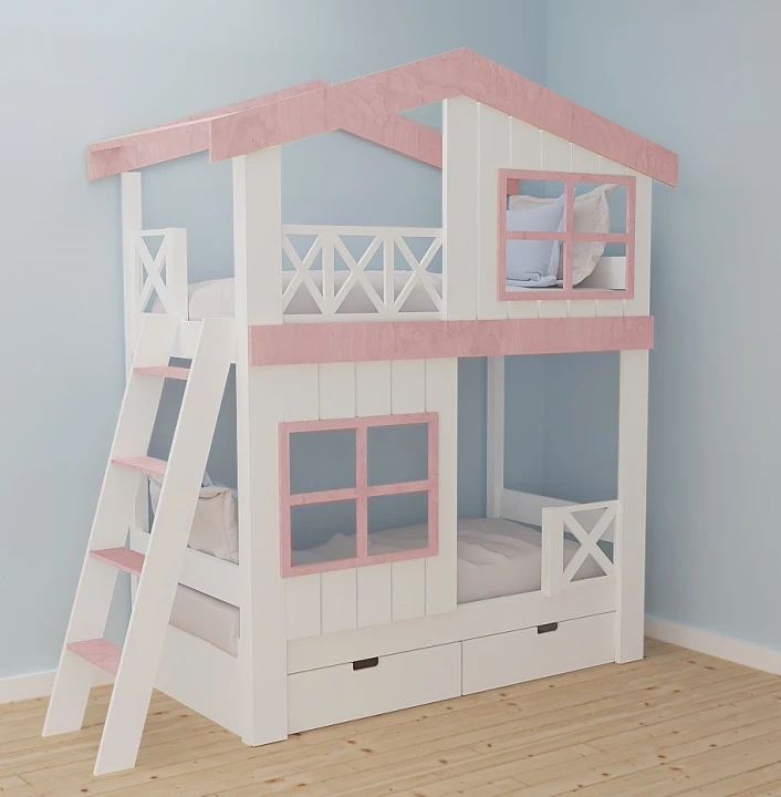 Pietrowe łóżko domek, 3 rozmiary, personalizacja, darmowa dostawa