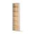 Regał wąski WOOW jasny dąb 55×25 cm – widok frontowy