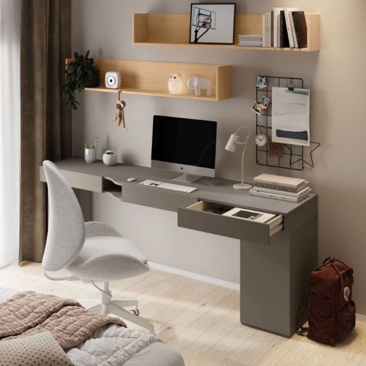 Biurko z szafką WOOW prawe – praktyczny mebel do pokoju nastolatka