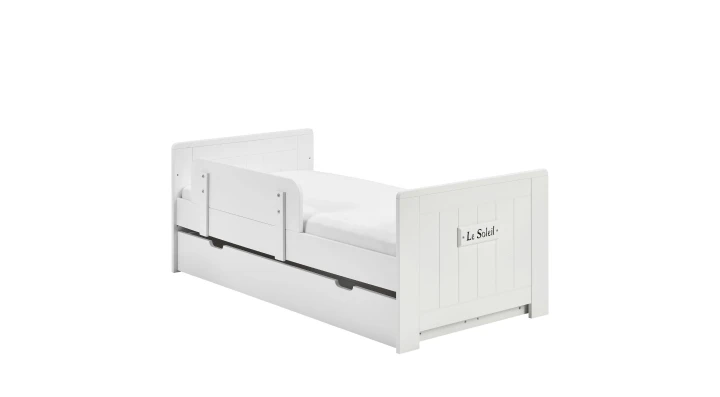 Tapczanik 140x70 Marsylia z szufladą i barierką zabezpieczającą