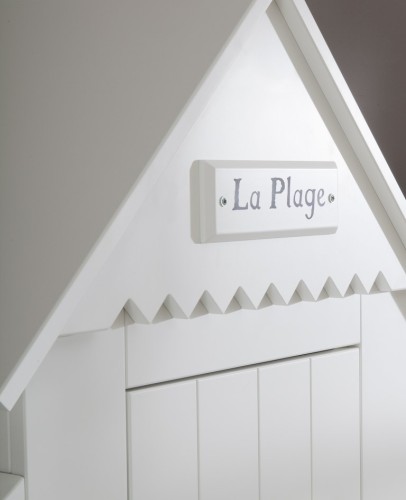 Szafa Marsylia z możliwością personalizacji napisu - zbliżenie na daszek