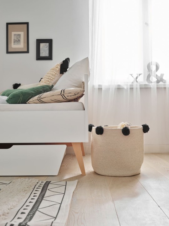 szuflada pod łóżko młodzieżowe Swing biały 90x200