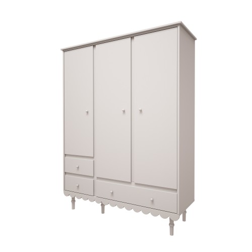 szafa trzydrzwiowa Babushka biała