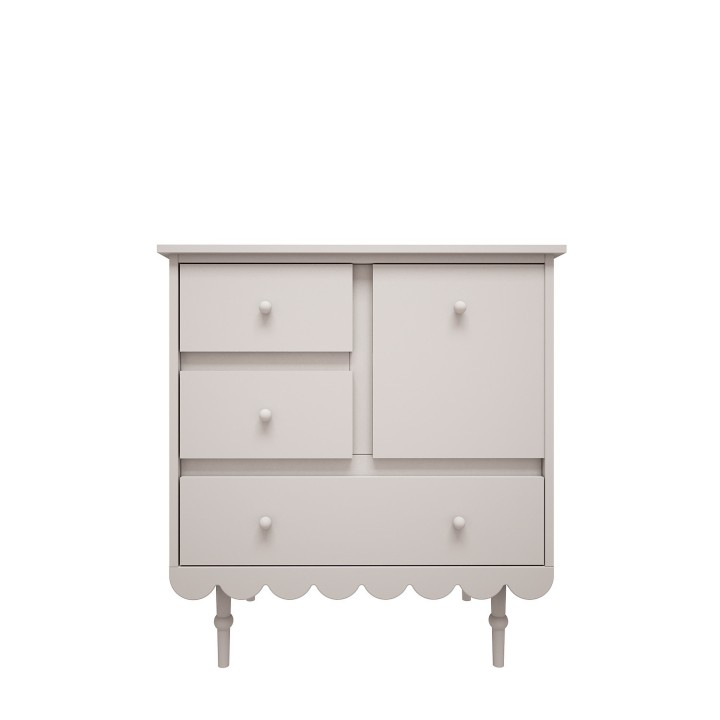 komoda dla dziewczynki Babushka biała