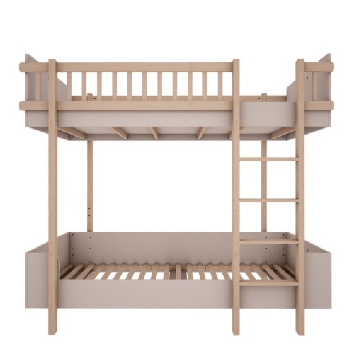 Łóżko piętrowe kaszmirowe 90×200