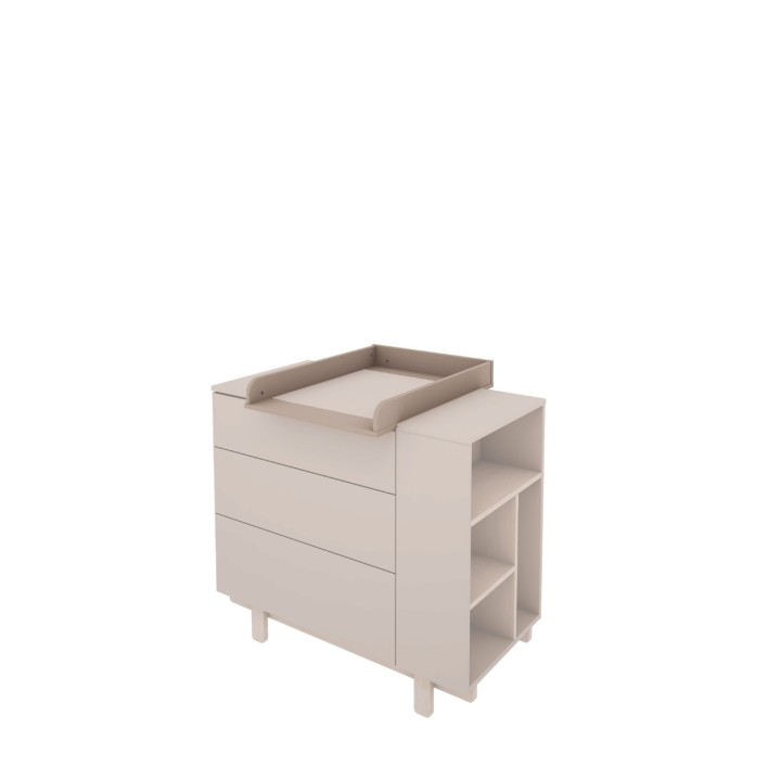 Komoda z przewijakiem Basic trufla do pokoju niemowlaka