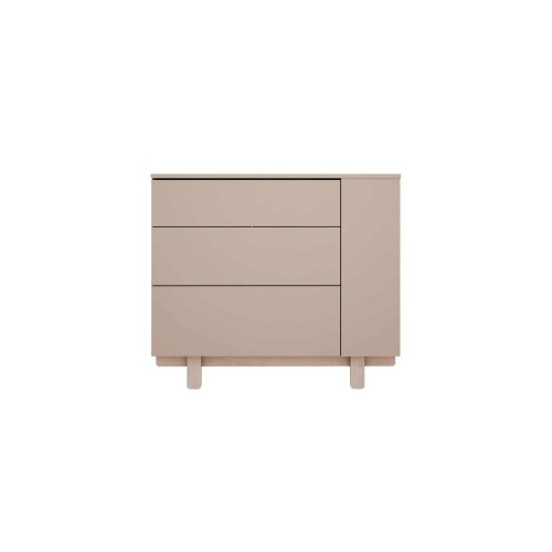 Funkcjonalna komoda dla niemowlaka Basic w kolorze trufla