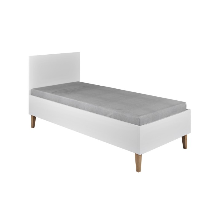 łóżko Kubi białe 180x80 do pokoju chłopca