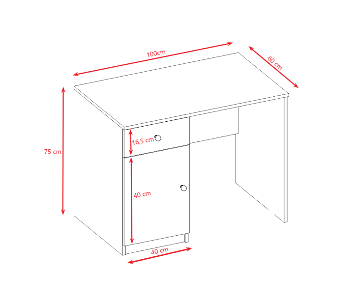 biurko dla dziecka wymiar