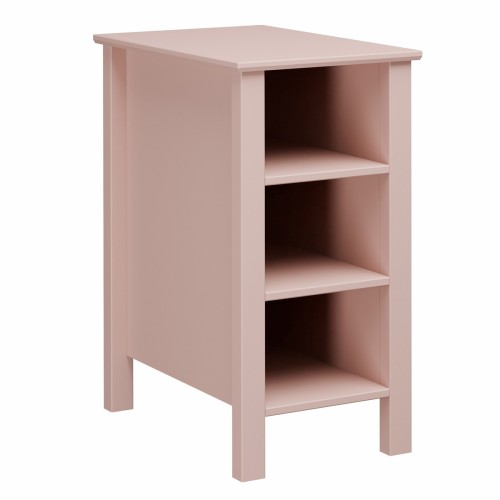 Niski regał do pokoju dziewczynki Collet z trzema półkami