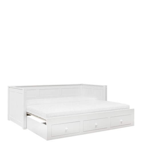 Łóżko Dessi rozłożone jako podwójne łóżko dla dziewczynki