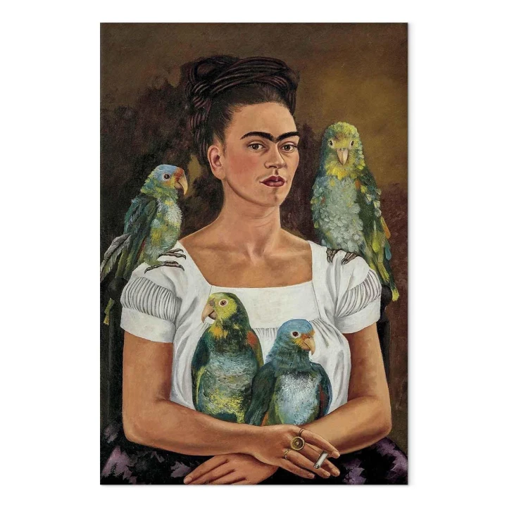Obraz - Frida Kahlo – Ja i moje papugi