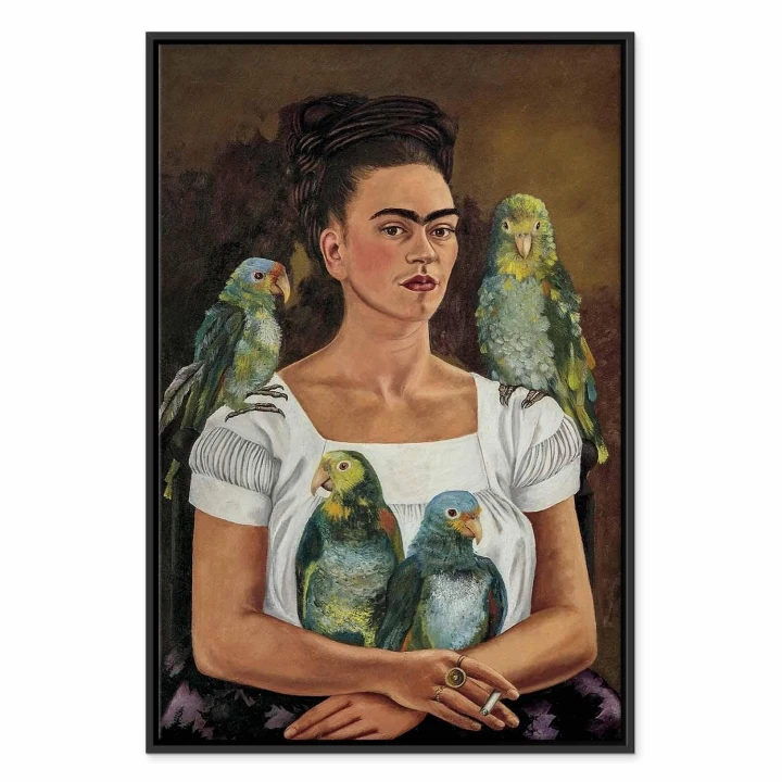 Obraz - Frida Kahlo – Ja i moje papugi