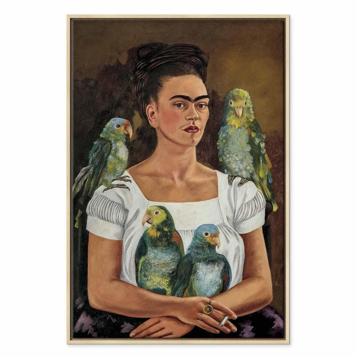 Obraz - Frida Kahlo – Ja i moje papugi