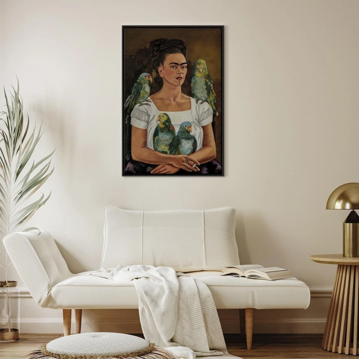 Obraz - Frida Kahlo – Ja i moje papugi