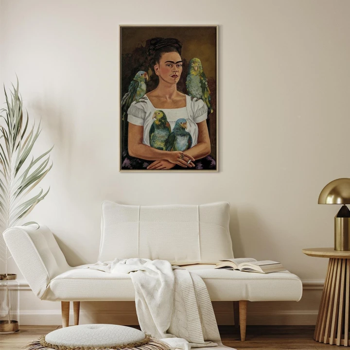 Obraz - Frida Kahlo – Ja i moje papugi