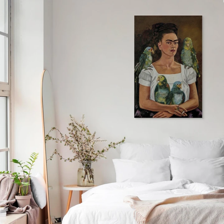 Obraz - Frida Kahlo – Ja i moje papugi