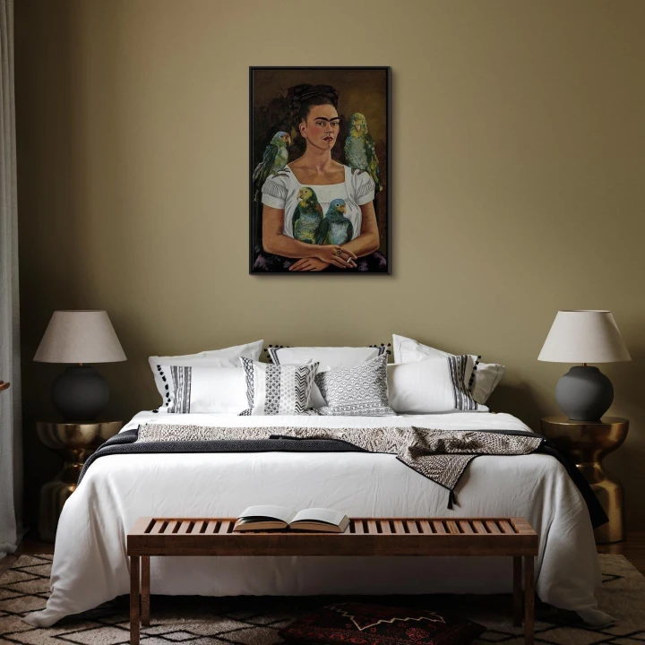 Obraz - Frida Kahlo – Ja i moje papugi