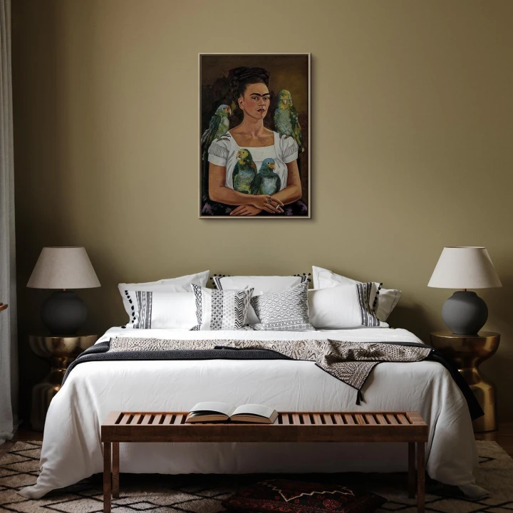 Obraz - Frida Kahlo – Ja i moje papugi