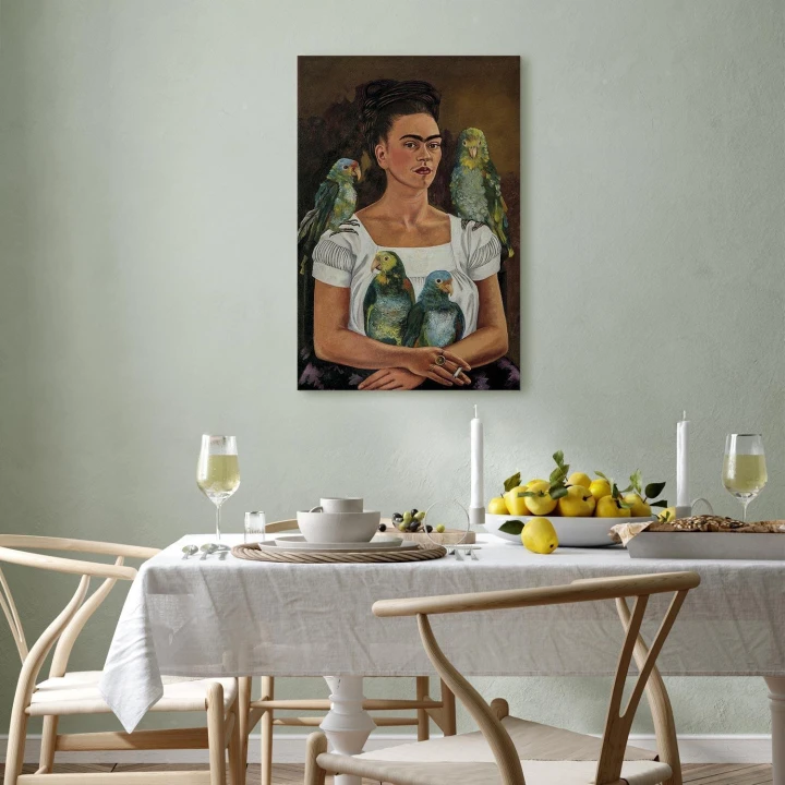 Obraz - Frida Kahlo – Ja i moje papugi